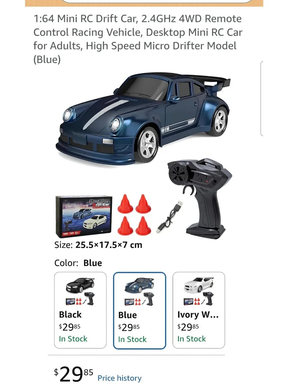 RCXPERTS Drift Racing Remote Control Car Mini RC Sportscar